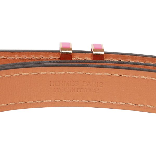 Hermes Pop H Belt 15mm Rose Extreme Epsom Rose Gold 80cm For Discount