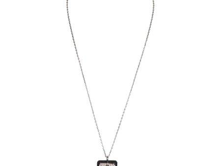 Hermes As De Coeur Pendant Black Swift Palladium Hardware For Discount