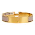 Hermes Marron Fonce Clic Clac H Narrow Enamel Bracelet PM GHW Online