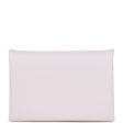 Hermes Calvi Card Holder Mauve Pale Evercolor Palladium Hardware Supply