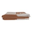 Hermes  Classic Avalon  Ecru and Camel Blanket Cheap