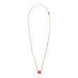 Hermes Rose Extreme Mini Pop H Pendant Necklace For Sale