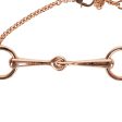 Hermes 18k Rose Gold Diamond Filet d Or Very Small Bracelet For Sale