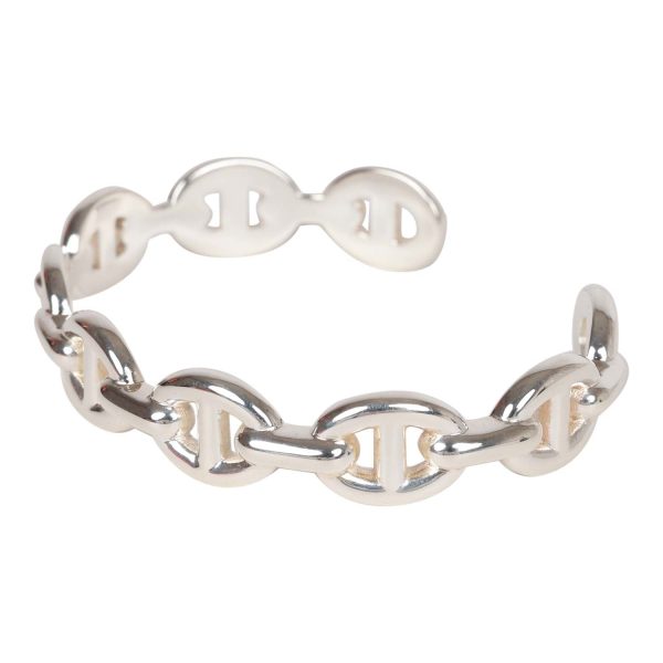 Hermes Chain D Ancre Echainee Silver .925 Bracelet Online Hot Sale