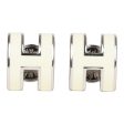 Hermes Nata Enamel Mini Pop H Earrings PHW For Cheap