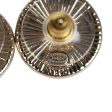 Chanel Crystal CC Round Pearl Button Earrings Light Gold Hardware Online