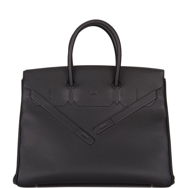 Hermes Black Swift Shadow Birkin 35cm Cheap