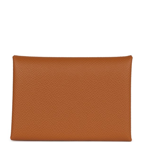 Hermes Calvi Duo Gold Epsom Palladium Hardware For Cheap