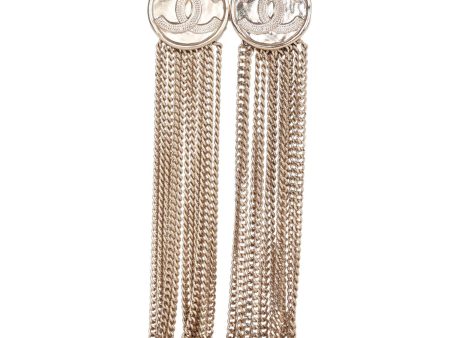 Chanel  CC  Light Gold Dusters Earrings Online