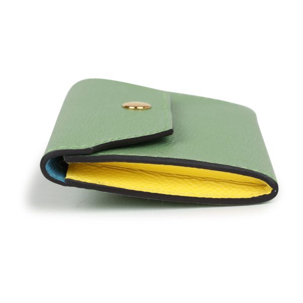 Hermes Kelly Pocket Belt 18 Vert Criquet Chai Bleu Frida Epsom Gold Hardware Online now