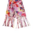 Hermes Fine Echarpe Marble All Over Fringed Silk Muffler Scarf Hot on Sale