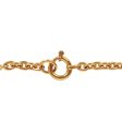 Vintage Chanel 24K Gold Plated Triple Interlocking CC Pendant Necklace Online