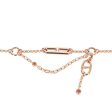 Hermes 18k Rose Gold Diamond Chaine d Ancre Chaos XS Bracelet Online now