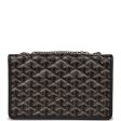 Goyard Alexandre III Bag Black Goyardine Palladium Hardware Online now