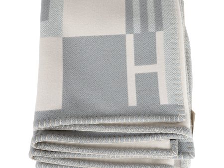 Hermes  Ithaque  Gris and Perle Blanket Fashion