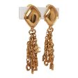 Vintage Chanel Gold Fringe Dangle Earrings Discount