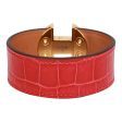 Hermes Braise Alligator 2002 H Bracelet GHW Supply