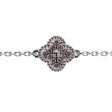 Van Cleef & Arpels Sweet Alhambra 18k White Gold 6 Motif Diamond Bracelet Online