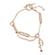 Hermes 18k Rose Gold Diamond Chaine d Ancre Chaos XS Bracelet Online now