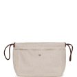 Hermes Fourbi 25 Pouch Naturel and Fauve Canvas and Barenia Calfskin Palladium Hardware Online Hot Sale