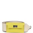 Hermes Kelly Pocket Bag Strap 105 Nata Epsom and Lime Swift Palladium Hardware Online Hot Sale