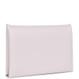 Hermes Calvi Card Holder Mauve Pale Evercolor Palladium Hardware Supply