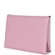 Hermes Calvi Duo Card Holder Mauve Sylvestre Epsom Palladium Hardware Online Hot Sale