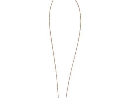 Hermes 18k Rose Gold San Coloris Diamond Finesse Pendant Necklace For Discount