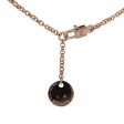 Hermes Kelly Clochette Necklace PM Diamonds 18K Rose Gold Hardware Discount