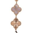 Van Cleef & Arpels Sweet Alhambra Watch Pink Mother of Pearl 18K Rose Gold Hardware For Sale