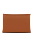 Hermes Calvi Card Holder Gold Epsom Palladium Hardware Cheap