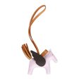 Hermes Pegasus Rodeo Bag Charm PM Sesame, Mauve Pale and Ebene Lambskin Supply