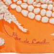 Hermes  Reve de Corail  Orange Silk Scarf 90cm Discount