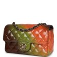 Chanel  Senegal Collection  Sunset Patent Leather Mini Classic Flap Bag Light Gold Hardware Online Sale