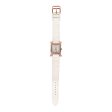 Hermes Mini H Hour Diamond Watch White Matte Alligator Band Sale