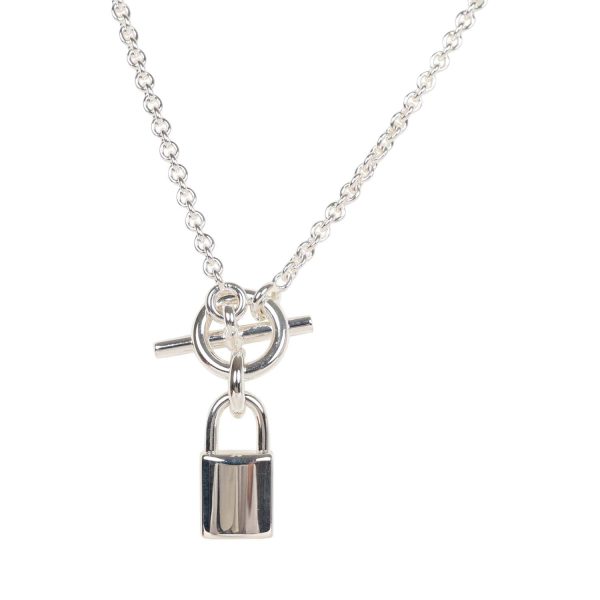 Hermes Kelly Cadenas Silver .925 Pendant Necklace Online now