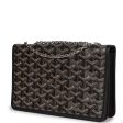 Goyard Alexandre III Bag Black Goyardine Palladium Hardware Online now