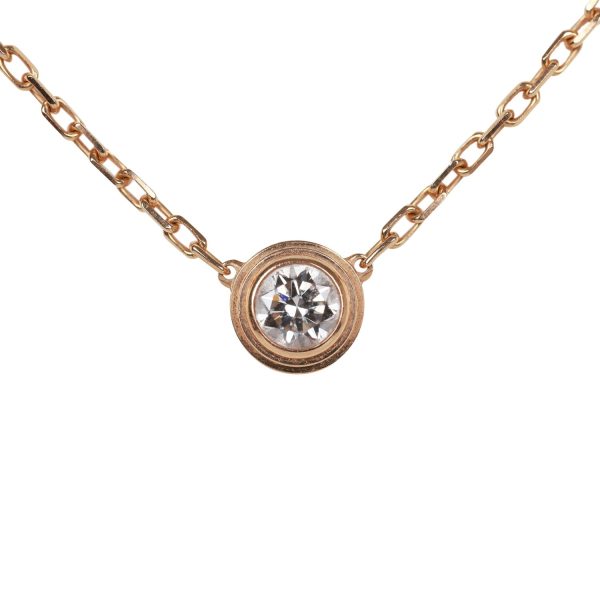 Cartier LM D Amour Pendant Necklace 18K Rose Gold and Diamond Online Sale