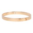 Hermes 18k Rose Gold Diamond H D Ancre Bracelet Discount