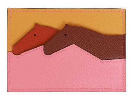 Hermes Les Petits Chevaux Card Holder Online now