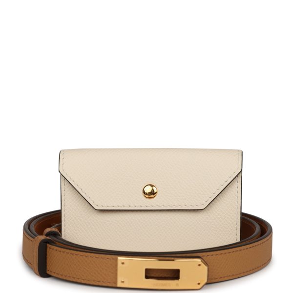 Hermes Kelly Pocket 18 Belt Biscuit Nata Epsom Gold Hardware For Cheap