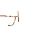 Hermes 18k Rose Gold Diamond Chaine d Ancre Chaos XS Bracelet Online now