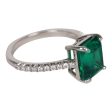 Tiffany Novo 2.91 Carat Emerald Engagement Ring on Sale