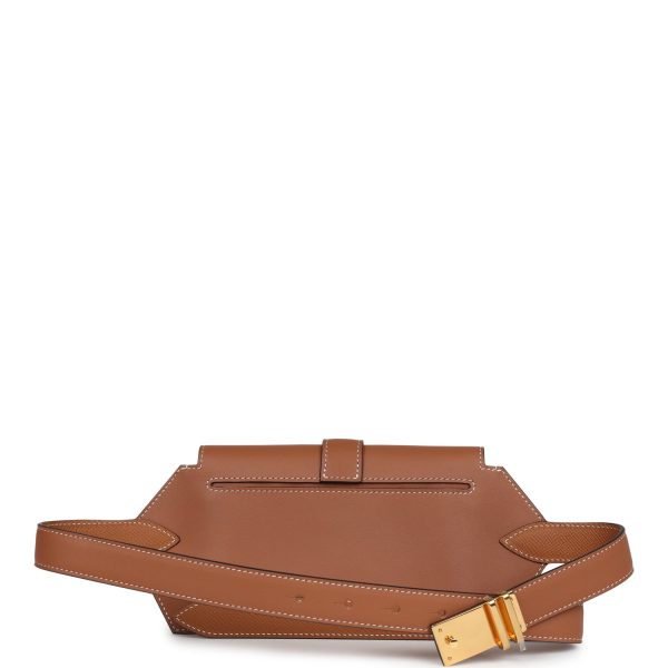 Hermes Elan Pocket Belt 24 Gold Swift Gold Hardware Online now