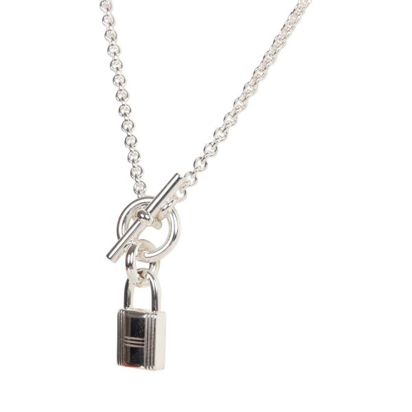 Hermes Kelly Cadenas Silver .925 Pendant Necklace Online now