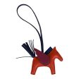 Hermes Brique, Anemone and Bleu Indigo Pegasus Horse Rodeo Bag Charm PM Discount