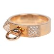 Hermes Collier De Chien Ring PM 18K Rose Gold & Diamonds For Discount