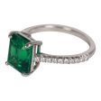 Tiffany Novo 2.91 Carat Emerald Engagement Ring on Sale