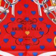 Hermes  Brides de Gala Love  Red Silk Twill Scarf 90cm Fashion