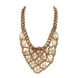 Pre-owned Chanel Layered Pearl Cluster Necklace Gold Hardware on Sale